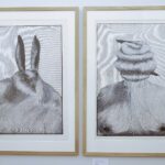 19.12.2021. Kielce. Wystawa „Po 1945. Przegląd grafiki artystycznej ze zbiorów Muzeum Narodowego w Kielcach” / Wiktor Taszłow / Radio Kielce