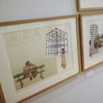 19.12.2021. Kielce. Wystawa „Po 1945. Przegląd grafiki artystycznej ze zbiorów Muzeum Narodowego w Kielcach” / Wiktor Taszłow / Radio Kielce