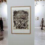 19.12.2021. Kielce. Wystawa „Po 1945. Przegląd grafiki artystycznej ze zbiorów Muzeum Narodowego w Kielcach” / Wiktor Taszłow / Radio Kielce