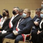 20.12.2021. Kielce. Wręczenie Odznaki Honorowej Województwa Świętokrzyskiego / Wiktor Taszłow / Radio Kielce