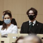 20.12.2021. Kielce. Wręczenie Odznaki Honorowej Województwa Świętokrzyskiego / Wiktor Taszłow / Radio Kielce