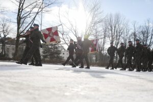 21.12.2021. Kielce. Obchody Dnia Pamięci Poległych na Misjach na kieleckiej Bukówce / Wiktor Taszłow / Radio Kielce