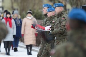 21.12.2021. Kielce. Obchody Dnia Pamięci Poległych na Misjach na kieleckiej Bukówce / Wiktor Taszłow / Radio Kielce