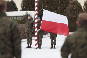 21.12.2021. Kielce. Obchody Dnia Pamięci Poległych na Misjach na kieleckiej Bukówce / Wiktor Taszłow / Radio Kielce