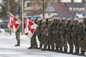 21.12.2021. Kielce. Obchody Dnia Pamięci Poległych na Misjach na kieleckiej Bukówce / Wiktor Taszłow / Radio Kielce