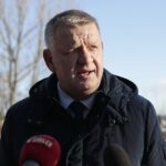 21.12.2021. Kielce. Obchody Dnia Pamięci Poległych na Misjach na kieleckiej Bukówce. Na zdjęciu: Jarosław Rusiecki - senator / Wiktor Taszłow / Radio Kielce