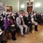 23.12.2021. Kielce. Podpisanie umów na powstanie lub dofinansowanie już istniejących świetlic środowiskowych / Wiktor Taszłow / Radio Kielce