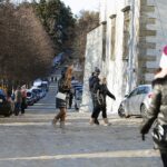 26.12.2021. Święty Krzyż. Turyści na Świętym Krzyżu / Wiktor Taszłow / Radio Kielce