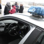 29.12.2021. Kielce. Przekazanie radiowozów dla Komendy Miejskiej Policji w Kielcach / Wiktor Taszłow / Radio Kielce