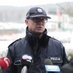 29.12.2021. Kielce. Przekazanie radiowozów dla Komendy Miejskiej Policji w Kielcach. Na zdjęciu: insp. Tomasz Śliwiński - komendant miejski policji w Kielcach / Wiktor Taszłow / Radio Kielce