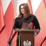 29.12.2021. Kielce. Wojewoda świętokrzyski przyznał nagrody "Czyste Serca". Na zdjęciu: Justyna Malarczyk - Gminny Ośrodek Pomocy Społecznej w Piekoszowie / Wiktor Taszłow / Radio Kielce