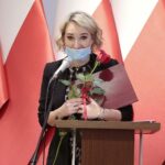 29.12.2021. Kielce. Wojewoda świętokrzyski przyznał nagrody "Czyste Serca". Na zdjęciu: Paulina Papka - Krajowe Towarzystwo Autyzmu Oddział Kielce / Wiktor Taszłow / Radio Kielce