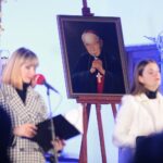 29.12.2021. Starachowice. Koncert „W Hołdzie Prymasowi Tysiąclecia”.  Na zdjęciu (od lewej): Natalia Skipor i Agata Klimczak-Kołakowska / Wiktor Taszłow / Radio Kielce