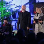 29.12.2021. Starachowice. Koncert „W Hołdzie Prymasowi Tysiąclecia”. Na zdjęciu (od lewej): Paweł Lipnicki, Natalia Skipor / Wiktor Taszłow / Radio Kielce