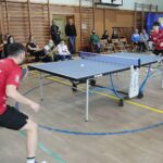 02.12.2021. Kielce. Pokazowa lekcja tenisa stołowego / Wiktor Taszłow / Radio Kielce