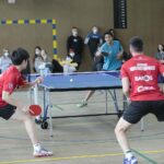 02.12.2021. Kielce. Pokazowa lekcja tenisa stołowego / Wiktor Taszłow / Radio Kielce