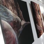 02.12.2021. Kielce. Galeria Oranżeria. Wystawa podsumowująca projekt „Il Segno dei Canti” / Wiktor Taszłow / Radio Kielce