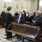 04.12.2021. Kielce. Klasztor na Karczówce. Msza Barbórkowa w intencji górników. / Wiktor Taszłow / Radio Kielce