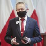 07.12.2021. Kielce. Spotkanie opłatkowe wojewody. Na zdjęciu: Zbigniew Koniusz - wojewoda świętokrzyski / Wiktor Taszłow / Radio Kielce