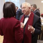 07.12.2021. Kielce. Spotkanie opłatkowe wojewody. Na zdjęciu (z prawej): Krzysztof Lipiec - poseł / Wiktor Taszłow / Radio Kielce