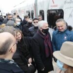 13.12.2021. Końskie. Wizyta wiceministra infrastruktury Grzegorza Witkowskiego / Wiktor Taszłow / Radio Kielce