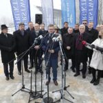 13.12.2021. Końskie. Wizyta wiceministra infrastruktury Grzegorza Witkowskiego / Wiktor Taszłow / Radio Kielce