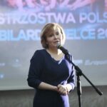 13.12.2021. Kielce. Otwarcie bilardowych mistrzostw Polski. Na zdjęciu: Anna Krupka - wiceminister sportu i turystyki / Wiktor Taszłow / Radio Kielce