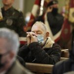 22.12.2021 Kielce. Kościół pw św. Wojciecha. Pogrzeb żołnierza AK majora Zbigniewa Mielczarka i jego syna Zbigniewa / Jarosław Kubalski / Radio Kielce