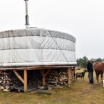 Gustawów, gm. Fałków. Jurty / Magdalena Galas-Klusek / Radio Kielce