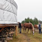Gustawów, gm. Fałków. Jurty / Magdalena Galas-Klusek / Radio Kielce