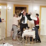 30.11. 2021 Kielce. Teatr im. Stefana Żeromskiego. Próba spektaklu "Prezent urodzinowy" w reżyserii Jerzego Bończaka / Jarosław Kubalski / Radio Kielce