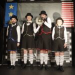 08.12.2021 Kielce. Teatr Lalki i Aktora Kubuś. Próba medialna spektaklu "Legendy ziemi świętokrzyskiej". Na zdjęciu: Rafał Iwański, Ewa Lubacz, Michał Olszewski i Beata Orłowska / Jarosław Kubalski / Radio Kielce