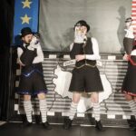 08.12.2021 Kielce. Teatr Lalki i Aktora Kubuś. Próba medialna spektaklu "Legendy ziemi świętokrzyskiej". Na zdjęciu: Rafał Iwański, Ewa Lubacz i Michał Olszewski / Jarosław Kubalski / Radio Kielce