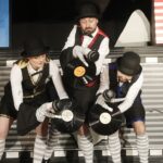 08.12.2021 Kielce. Teatr Lalki i Aktora Kubuś. Próba medialna spektaklu "Legendy ziemi świętokrzyskiej". Na zdjęciu: Ewa Lubacz, Michał Olszewski i Rafał Iwański / Jarosław Kubalski / Radio Kielce