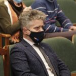 10.12.2021 Kielce. WDK. Koncert z okazji 40. rocznicy wprowadzenia stanu wojennego. Senator Krzysztof Słoń / Jarosław Kubalski / Radio Kielce