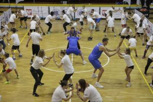 12.12.2021. Kielce. Projekt „Szyjemy sport na miarę - sportowa rodzina” / Jarosław Kubalski / Radio Kielce