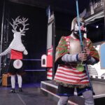 12.12.2021 Kielce.Rynek. Spektakl "Legendy ziemi świętokrzyskiej" Teatru Lalki i Aktora Kubuś / Jarosław Kubalski / Radio Kielce