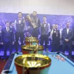 17.12.2021 Kielce. Mistrzostwa Polski w bilardzie. Medale / Jarosław Kubalski / Radio Kielce