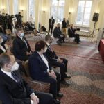 20.12.2021. Warszawa. Podpisanie aneksu do umowy zmieniającej współorganizatora Muzeum Historyczno-Archeologiczne w Ostrowcu Świętokrzyskim / Jarosław Kubalski / Radio Kielce