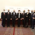 20.12.2021. Warszawa. Podpisanie aneksu do umowy zmieniającej współorganizatora Muzeum Historyczno-Archeologiczne w Ostrowcu Świętokrzyskim / Jarosław Kubalski / Radio Kielce