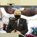 20.12.2021. Warszawa. Podpisanie umowy dot. Muzeum w Sandomierzu. Na zdjęciu: Andrzej Bętkowski - marszałek województwa świętokrzyskiego / Jarosław Kubalski / Radio Kielce