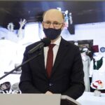 20.12.2021. Warszawa. Podpisanie umowy dot. Muzeum w Sandomierzu. Na zdjęciu: Piotr Wawrzyk - wiceminister spraw zagranicznych / Jarosław Kubalski / Radio Kielce