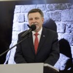 20.12.2021. Warszawa. Podpisanie umowy dot. Muzeum w Sandomierzu. Na zdjęciu: Andrzej Kryj - poseł PiS / Jarosław Kubalski / Radio Kielce