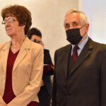 02.12.2021. Końskie. 19 par odebrało prezydencki Medal za Długoletnie Pożycie Małżeńskie. Na zdjęciu: Józef i Ewa Kojtkowie / Magdalena Galas-Klusek / Radio Kielce