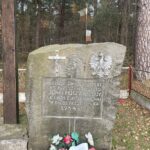 25.12.2021. Krzepin. Miejscowość gdzie miała miejsce bitwa. Pomnik upamiętniający bitwę z błędną datą. / Dionizy Krawczyński / Radio Kielce