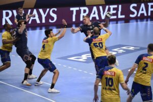 02.12.2021 Paryż. Mecz Ligi Mistrzów: Paris Saint-Germain - Łomża Vive Kielce / PSG Handball/Twitter