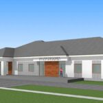 Wizualizacja nowego ośrodka zdrowia w Wąchocku / UMiG Wąchock