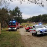 18.12.2021. Chańcza. Poszukiwania mężczyzny, który wypadł z łódki / PSP