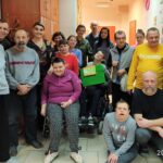 10.12.2021. Kielce. Terytorialsi w Środowiskowym Domu Samopomocy / ppor. Daniel Woś / ŚBOT