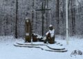 12.12.2021. Lasy zgórskie. Miejsce bitwy z 1944r. / Dionizy Krawczyński / Radio Kielce